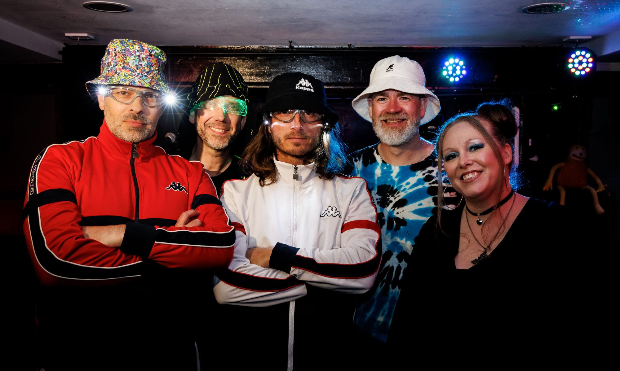 The five members of Old Skool Anthems